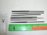7pcs mixed Needle Files AM Swiss, Lot V
