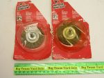 2pcs 2-1/2" OD 1/4" Shank Wire Wheels