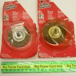 2pcs 2-1/2" OD 1/4" Shank Wire Wheels
