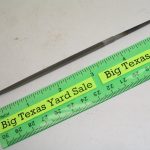 4" Square Taper File Bastard Nicholson USA