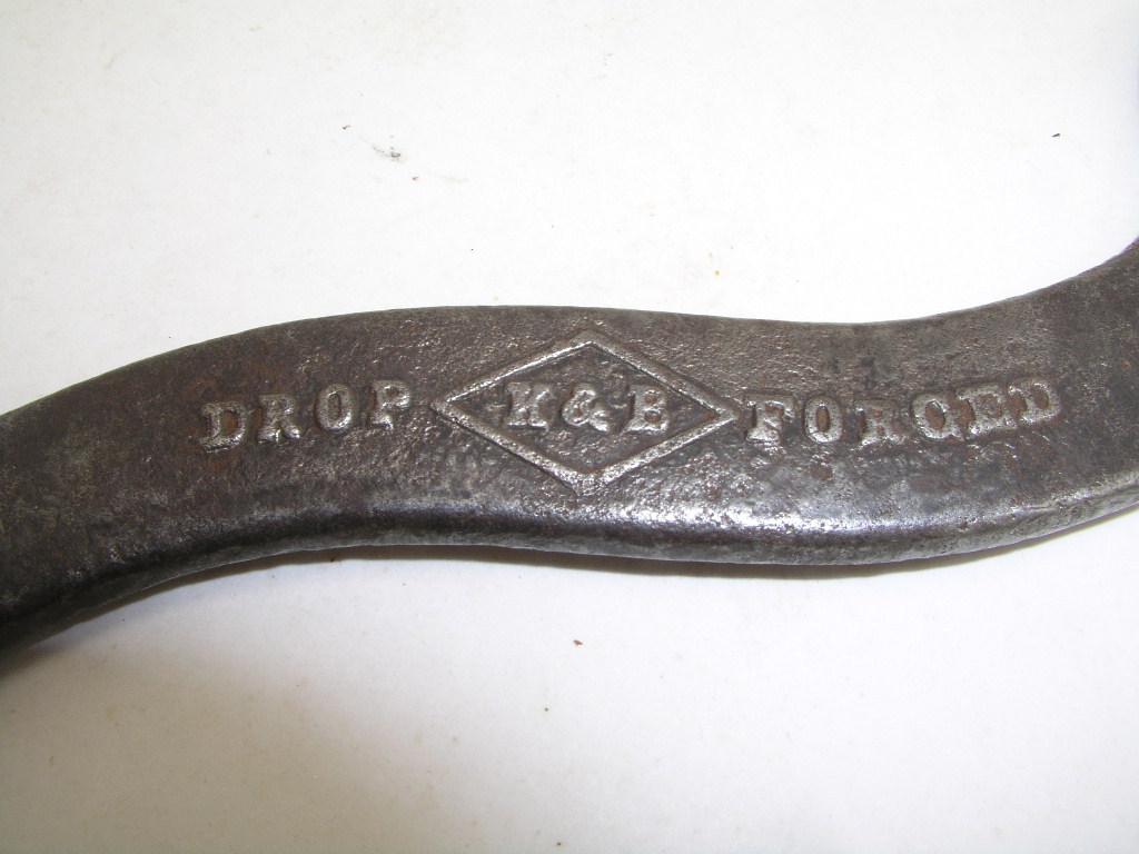 OLYMPUS DIGITAL CAMERA 7/8 X 13/16" Vintage K&B Open End S Wrench - Image 2