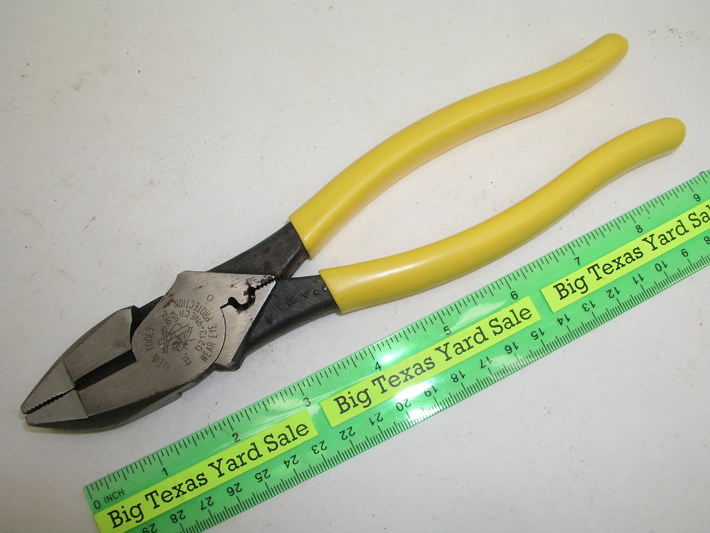 OLYMPUS DIGITAL CAMERA Klein D213-9NECR Linesman Pliers - Image 1