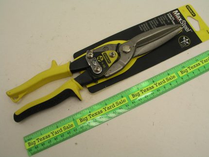 Stanley 14-566 Max Steel Long Cut Snips