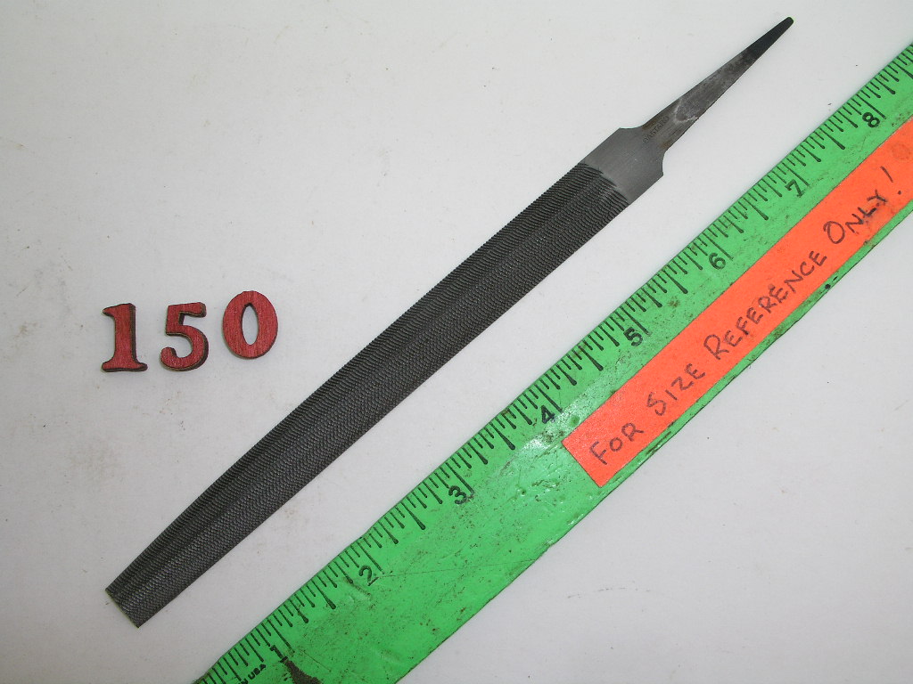 OLYMPUS DIGITAL CAMERA 6" Half Round File Bastard Atkins USA - Image 1