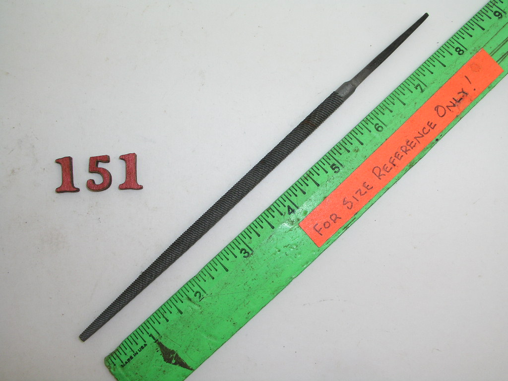 OLYMPUS DIGITAL CAMERA 6" Round Taper File Bastard Nicholson USA - Image 1