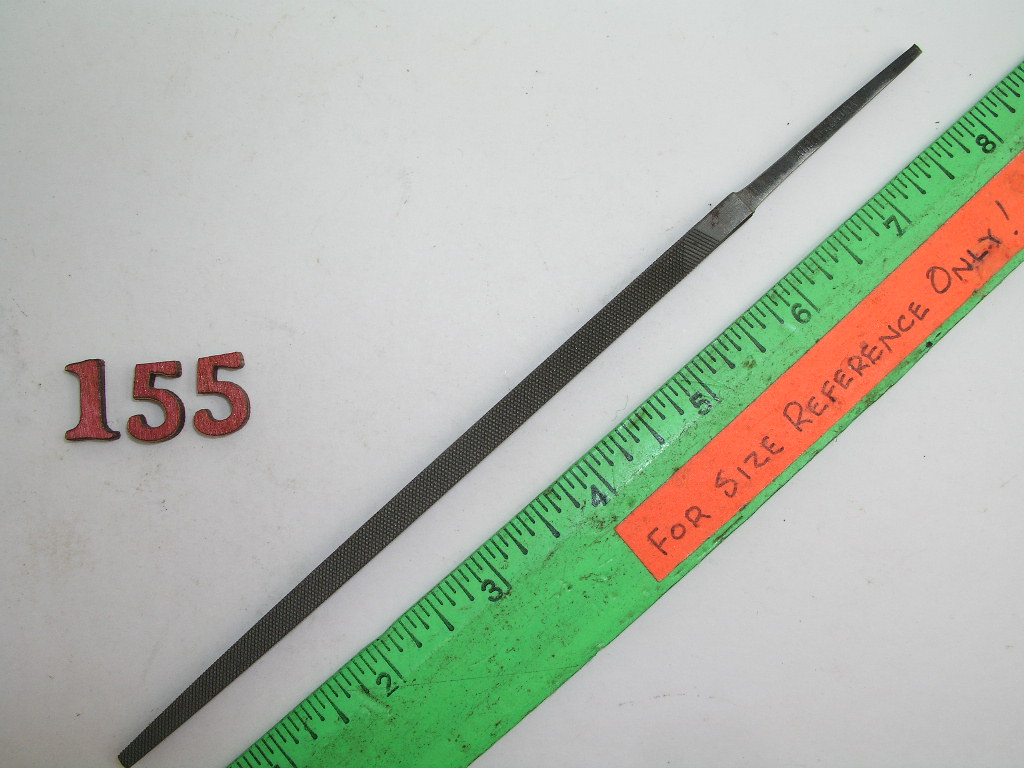 OLYMPUS DIGITAL CAMERA 6" Square Taper File Bastard Atkins USA - Image 1