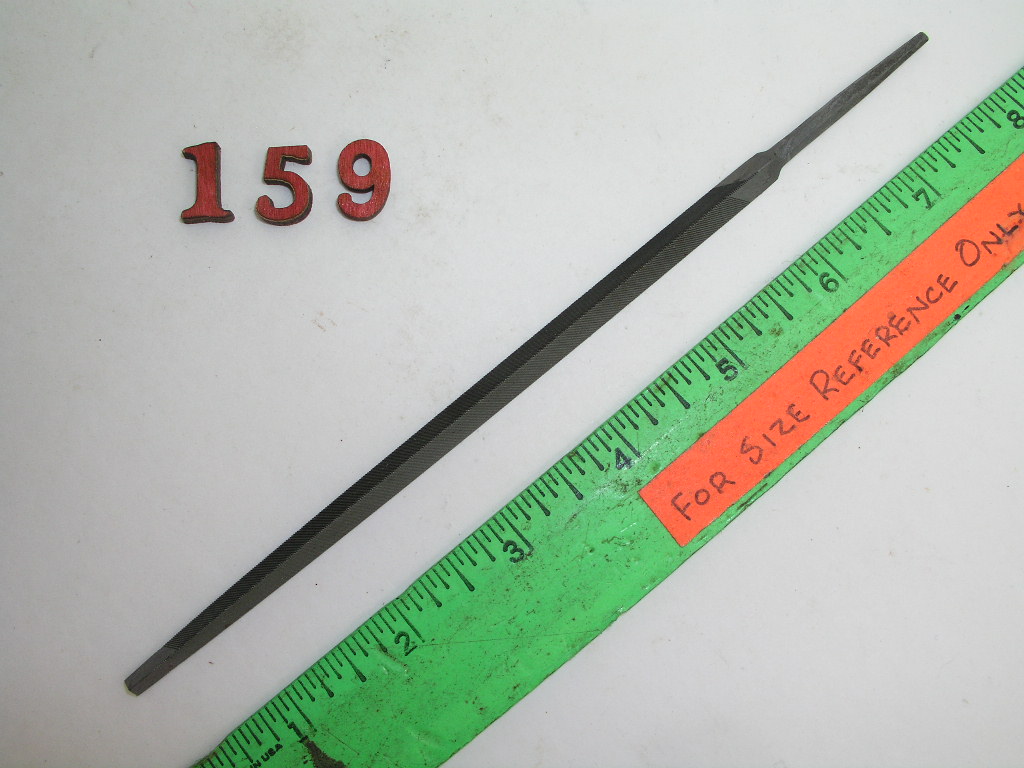 OLYMPUS DIGITAL CAMERA 6" Triangle Taper File Disston USA - Image 1