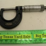 0-1" Micrometer Starrett #436,  Lot IRICK