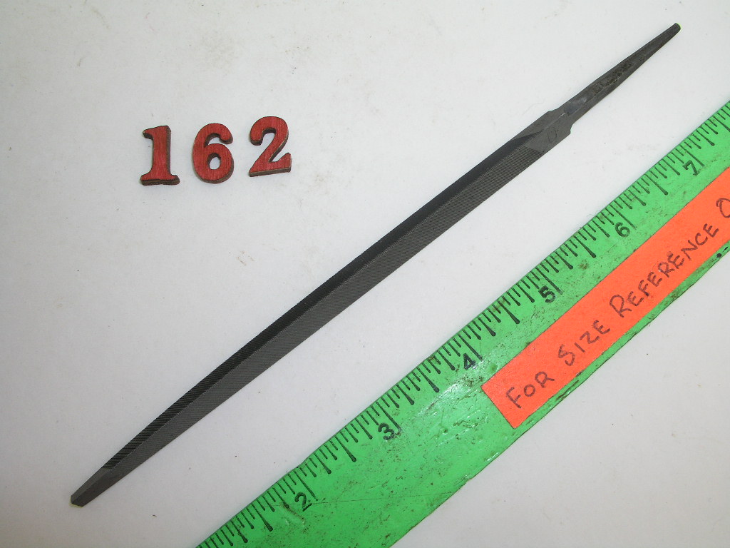 OLYMPUS DIGITAL CAMERA 6" Triangle Slim Taper File Kearney & Foot USA - Image 1