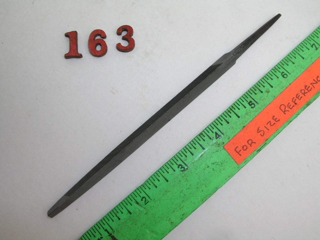 OLYMPUS DIGITAL CAMERA 5" Triangle Taper File Gold Medal USA - Image 1