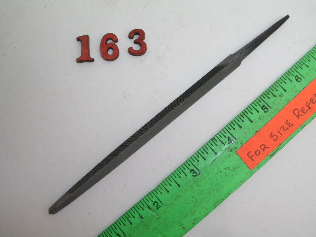 OLYMPUS DIGITAL CAMERA 5" Triangle Taper File Gold Medal USA - Image 3