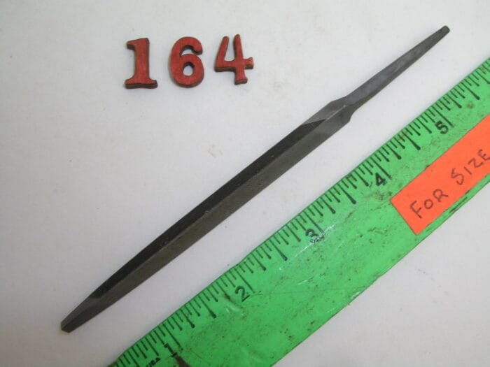 4" Triangle Regular Taper File Nicholson USA - Big Texas Yard Sale