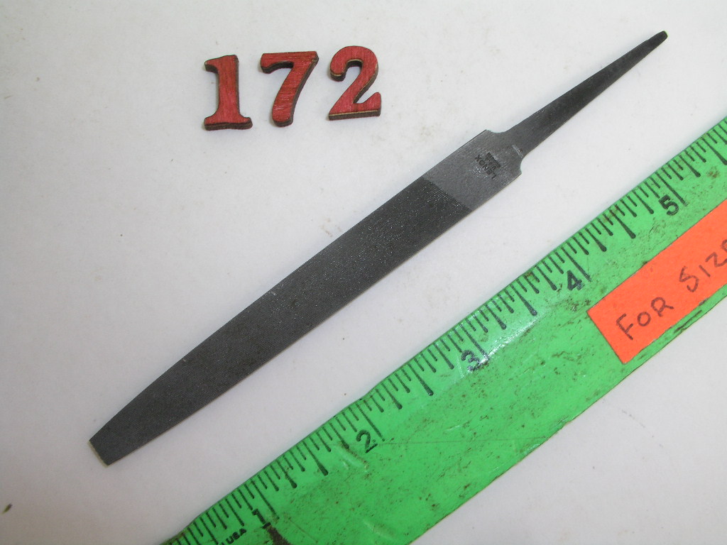 OLYMPUS DIGITAL CAMERA 4" Half Round File Gold Medal USA - Image 2