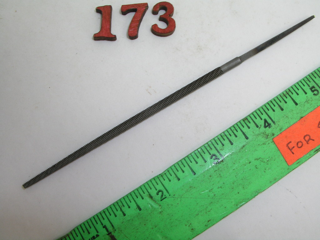 OLYMPUS DIGITAL CAMERA 4" Round Taper File Bastard Nicholson USA - Image 1