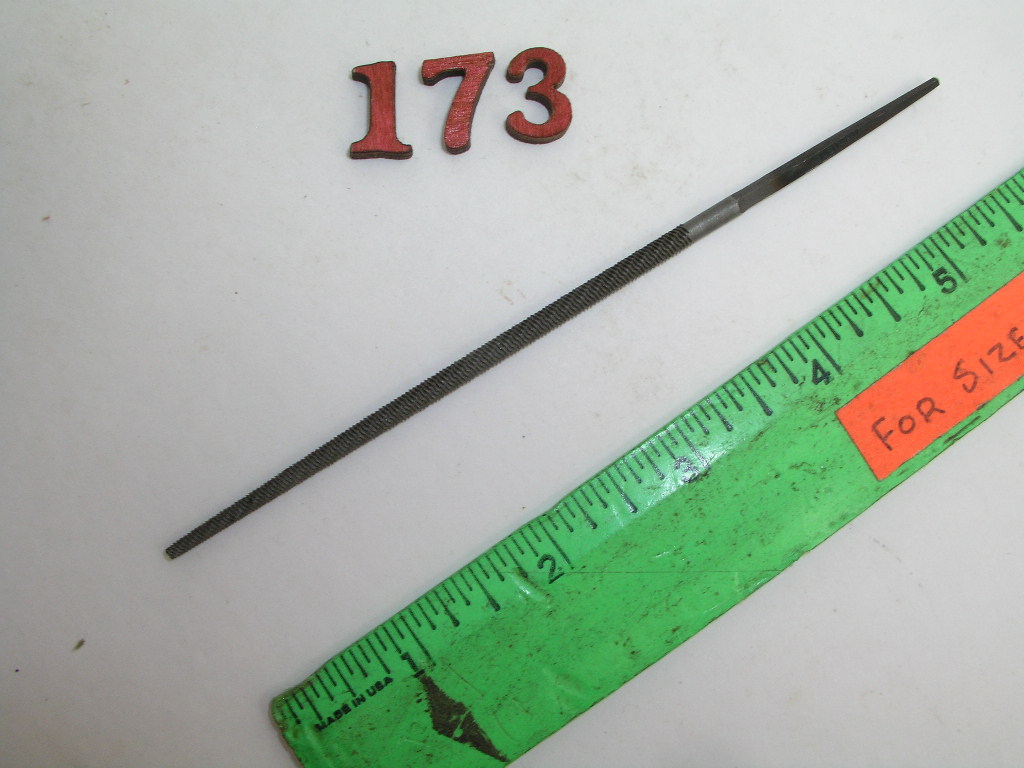 OLYMPUS DIGITAL CAMERA 4" Round Taper File Bastard Nicholson USA - Image 2