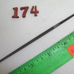 4" Round Taper File Second Atkins USA