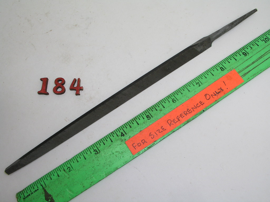 OLYMPUS DIGITAL CAMERA 8" Triangle Slim Taper File Atkins USA - Image 3