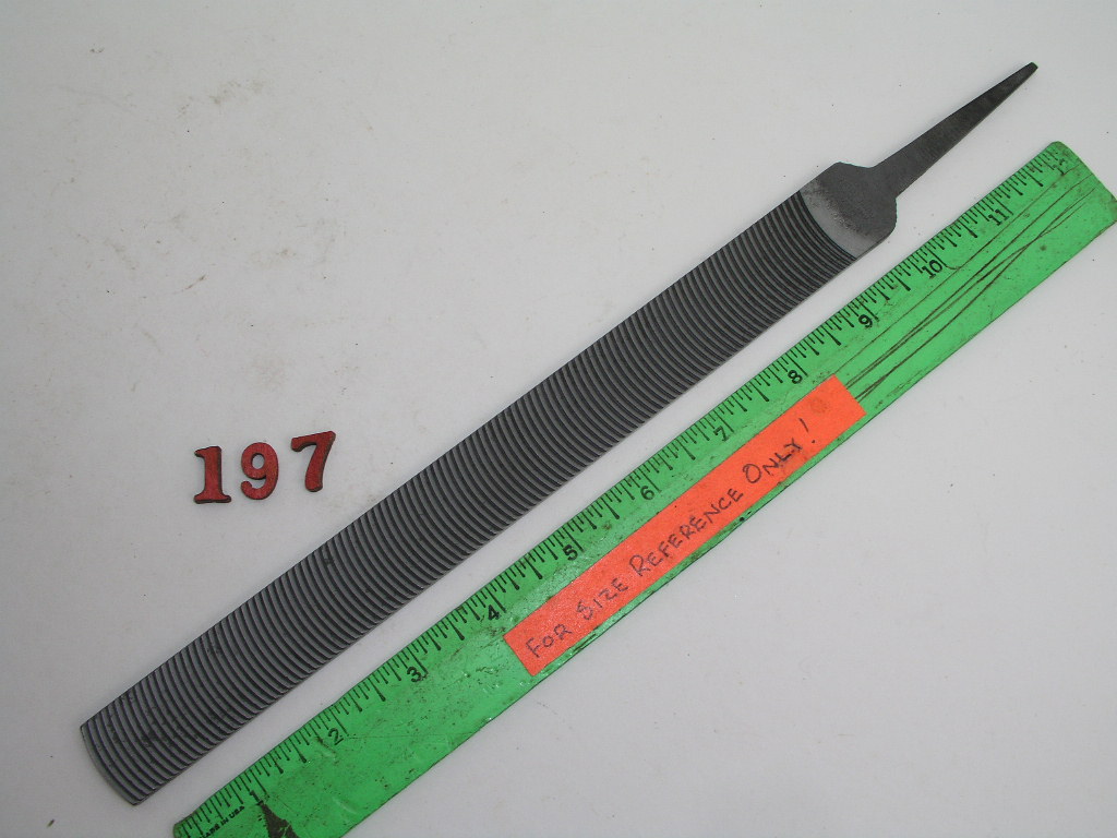 OLYMPUS DIGITAL CAMERA 10" Curved Tooth Flat File Nicholson USA - Image 1