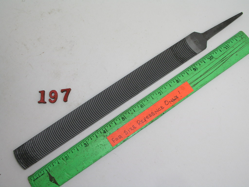 OLYMPUS DIGITAL CAMERA 10" Curved Tooth Flat File Nicholson USA - Image 2