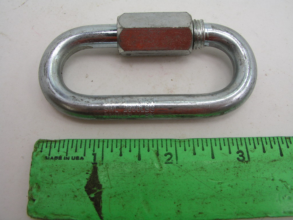 OLYMPUS DIGITAL CAMERA 9mm 2650lbs Quick Link Trailer Chain Coupler - Image 1