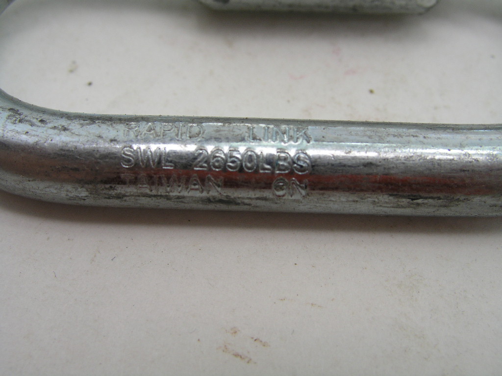 OLYMPUS DIGITAL CAMERA 9mm 2650lbs Quick Link Trailer Chain Coupler - Image 2