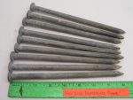 9pcs 3/8" X 9" Hot Galvanized Nails Spikes
