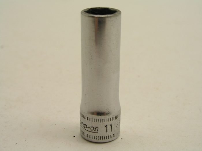 11mm   3/8" Drive 6pt Deep Socket Snap On SFSM11 - Image 1