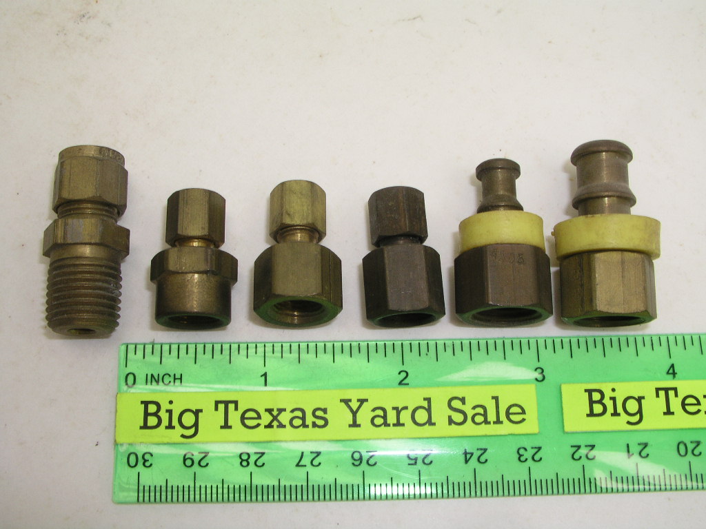 OLYMPUS DIGITAL CAMERA 6pcs Brass Connector Pipe Tube Fittings - Image 1