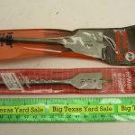 2pc Spade Drill Lot Irwin B&D