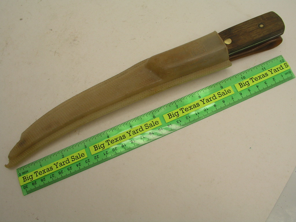 OLYMPUS DIGITAL CAMERA Old Homestead Filet Knife Stainless Wood Handle and Belt Sheath - Image 5