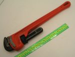 18" Ridgid Steel Pipe Wrench - Image 4