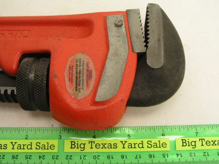 18" Ridgid Steel Pipe Wrench - Image 2