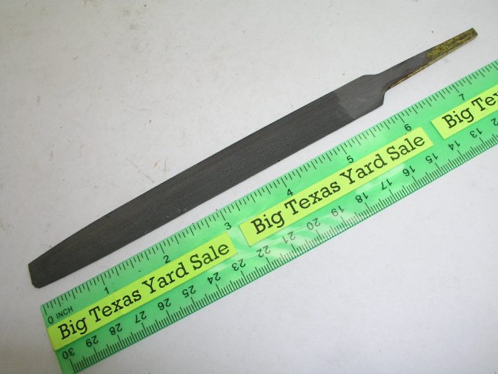 6" Half Round File Second Cut Grobet - Image 1