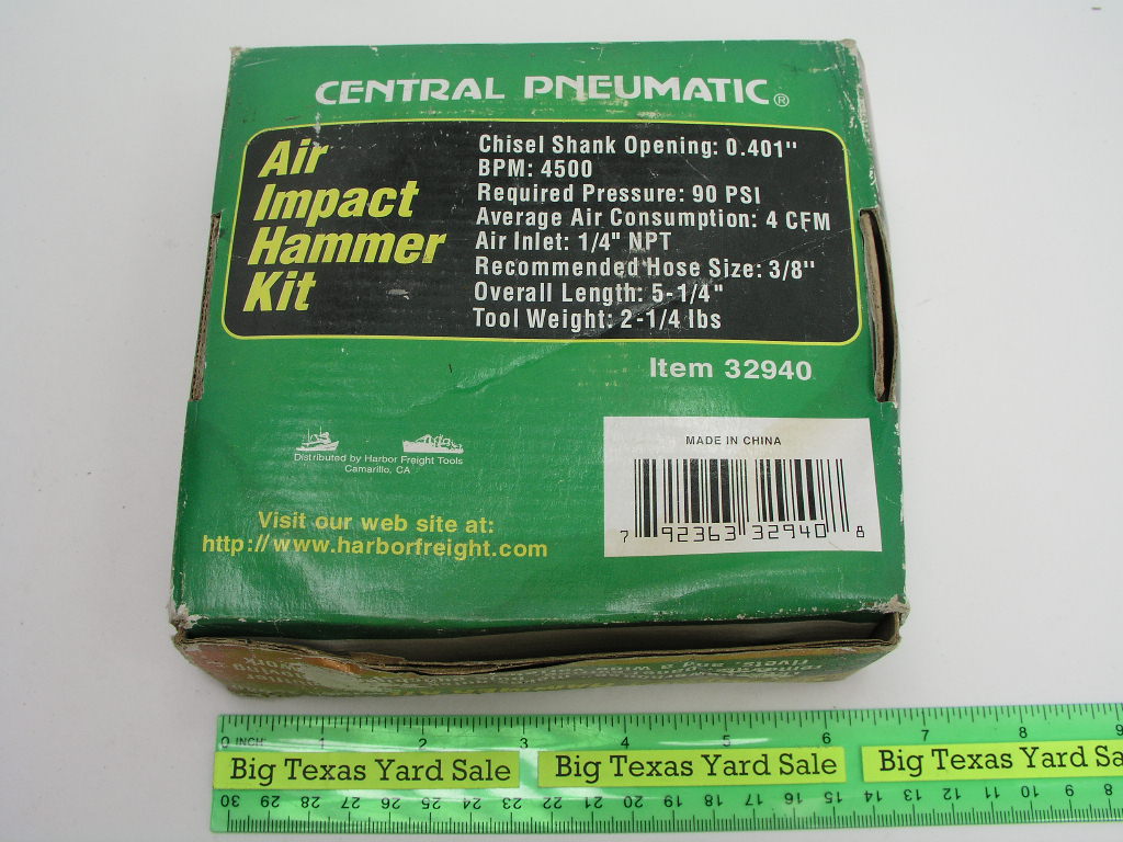 OLYMPUS DIGITAL CAMERA Central Pneumatic 32940 Air Impact Hammer - Image 4