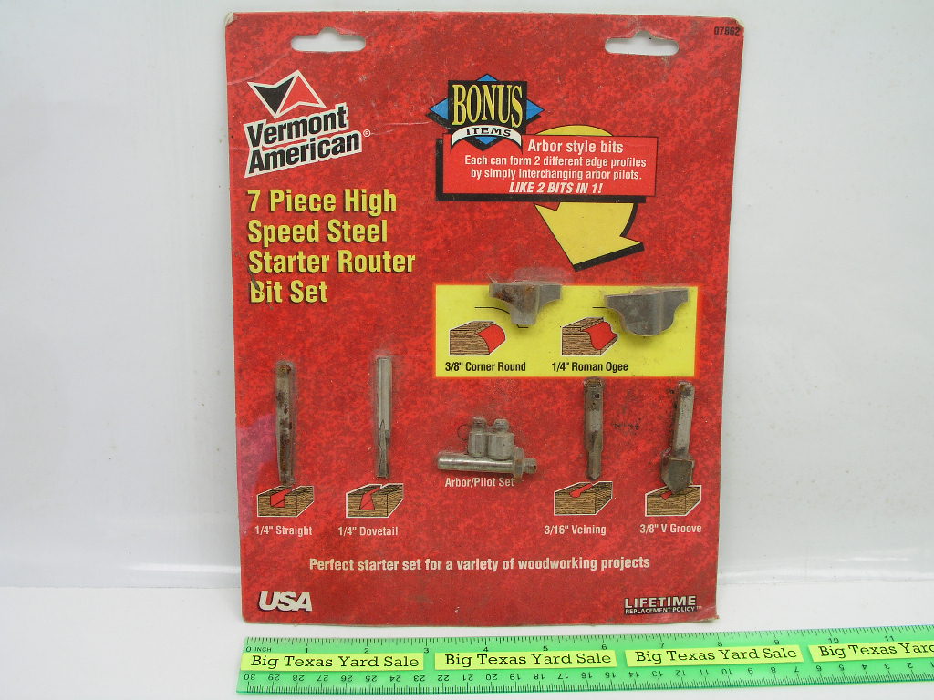 OLYMPUS DIGITAL CAMERA 9pc Router Bit Set Vermont American 07862 - Image 1