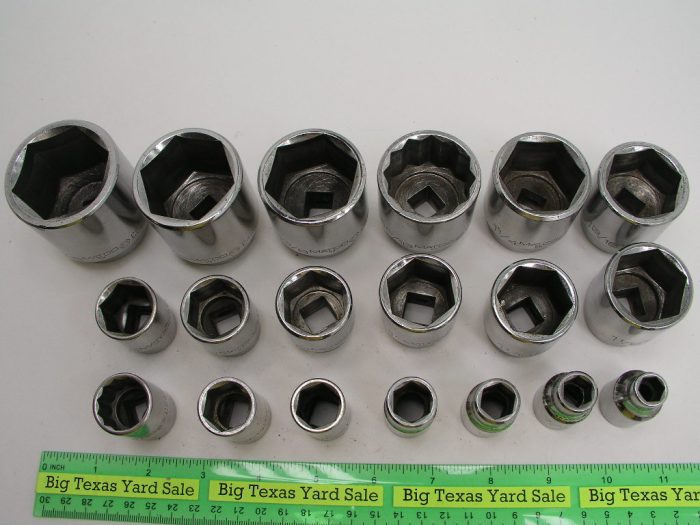 19pc Matco 1/2" Drive Inch Size Socket Set - Image 3