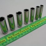 7pc Matco 1/4" Drive Deep Metric Size Socket Set