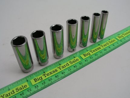7pc Matco 1/4" Drive Deep Metric Size Socket Set