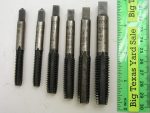 6pc Matco Inch Size Tap Lot 5/16"-9/16" - Image 2