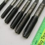 6pc Matco Inch Size Tap Lot 5/16"-9/16"