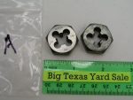 2pc Matco 3/8-24 & 3/8-16 Die Set Lot A