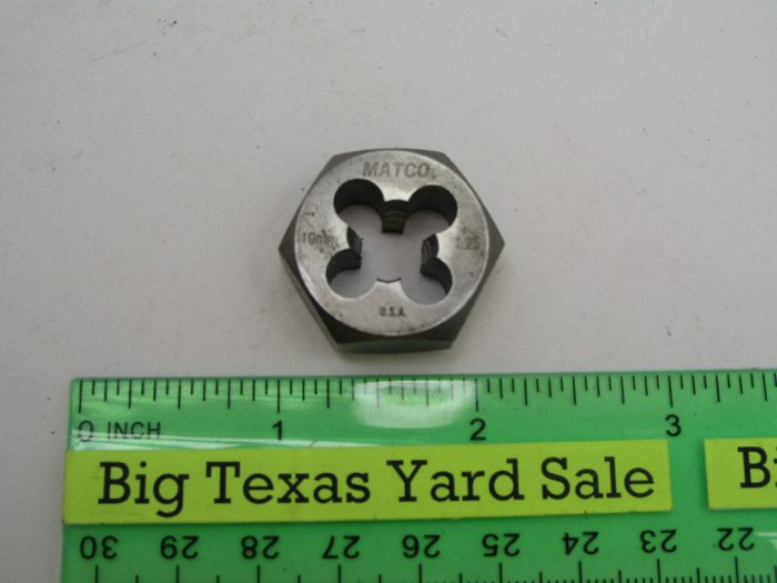 Matco 10mm-1.25 Hex Die - Image 1