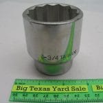 1-3/4"   1" Drive 12pt Sockets