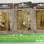 3pcs 3/4" Straight Router Bits with 1/4" Shank Black & Decker B&D U58997