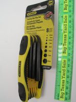 8 Size Metric Folding Allen Hex Key Set Stanley STHT71800