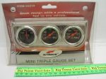 3pc Automotive Gauge Set with Bracket Nitrous 65210