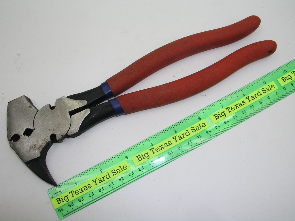 OLYMPUS DIGITAL CAMERA Crescent Fence Pliers 1936-10 - Image 2