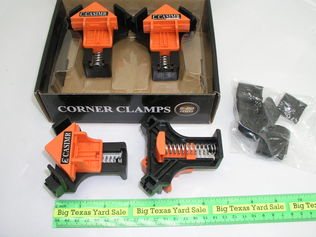 OLYMPUS DIGITAL CAMERA Casimr 3/16 to 3/4" 4 pc Corner Clamp Set - Image 2