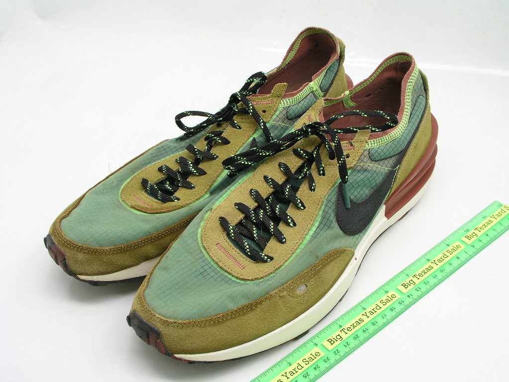 OLYMPUS DIGITAL CAMERA Nike Waffle One SE Golden Moss Mens 13 DX3736-300 - Image 1