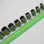 10pc Craftsman 3/8" Drive SAE Size Socket Set